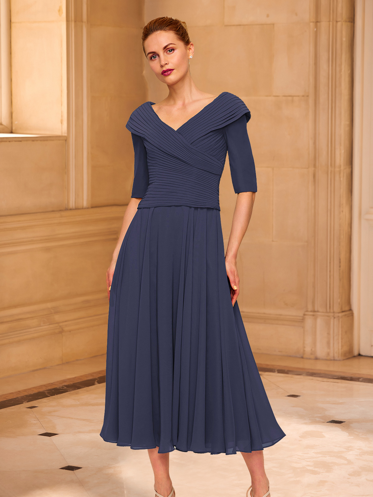 TEA LENGTH DRESSES