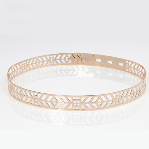 Elegantes cinturones y fajas de metal para bodas y fiestas