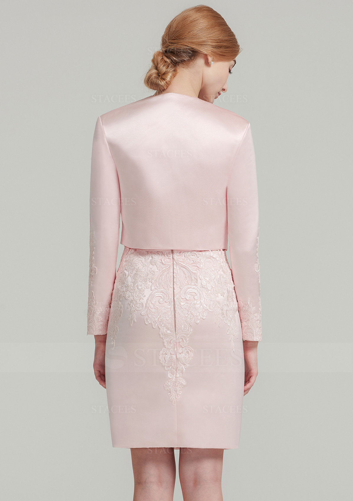 pink sheath dress with jacket Vintage Hot Pink Sheath Dress and Jacket Set, Designer Geary Roark, Size 8, Valentine's Day