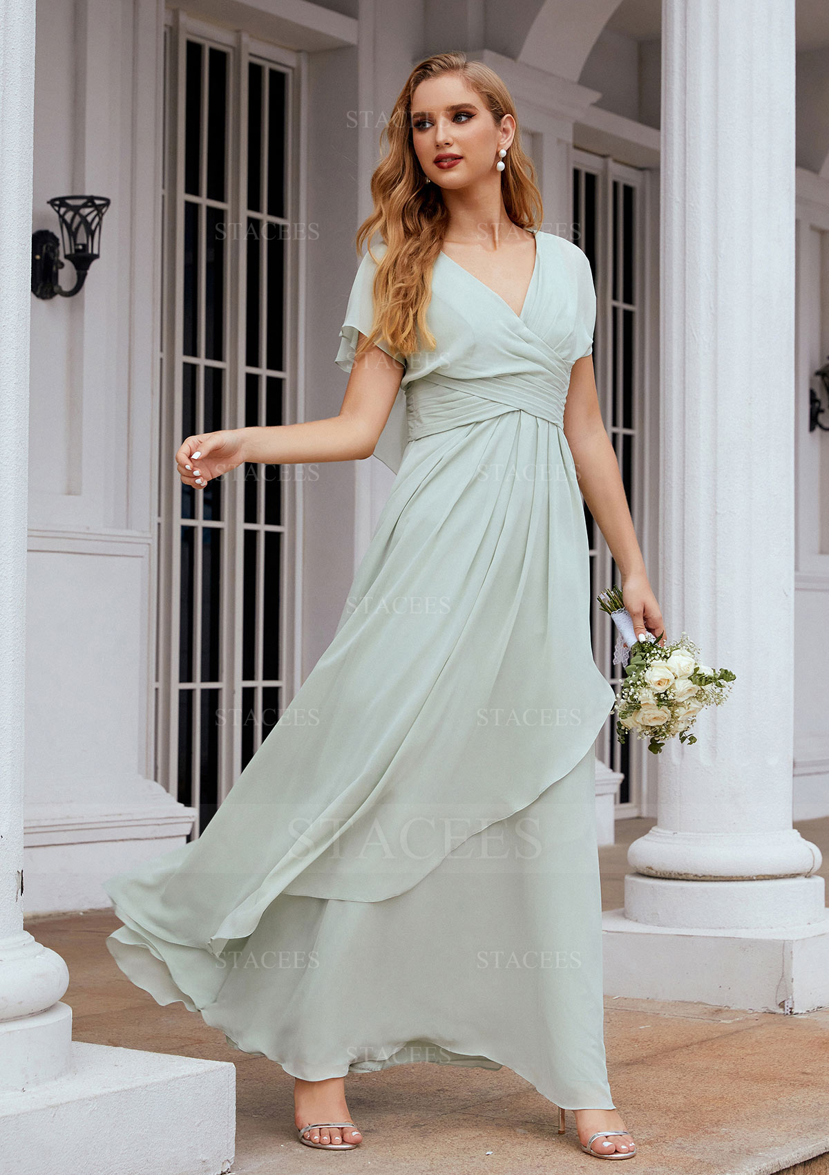 yellow silk chiffon dress ELLA MAXI – SHOP DDMINE Size:16 AUS season:AW25 Neck Sleeves 22 Affordable Amazon Fall
