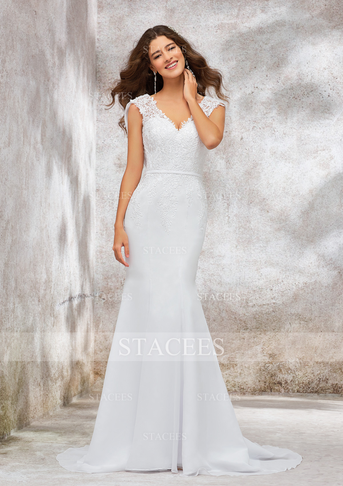 chiffon trumpet wedding dress Trumpet Bridal Gowns