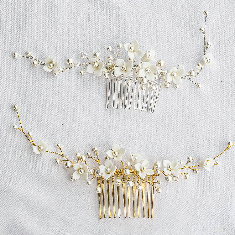 Beautiful Romantic Simple Ladies Headpieces With Pearl