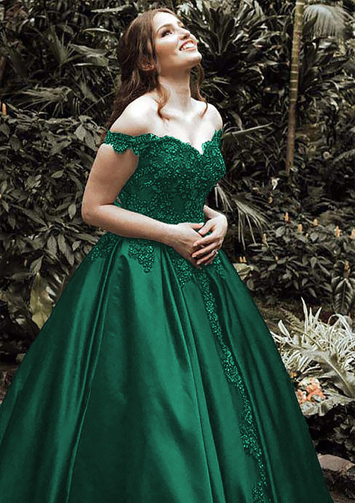 prom dresses that cover shoulders Sheath Off the Shoulder Long Lace Prom Dress (Lace-up Back), Red / 0