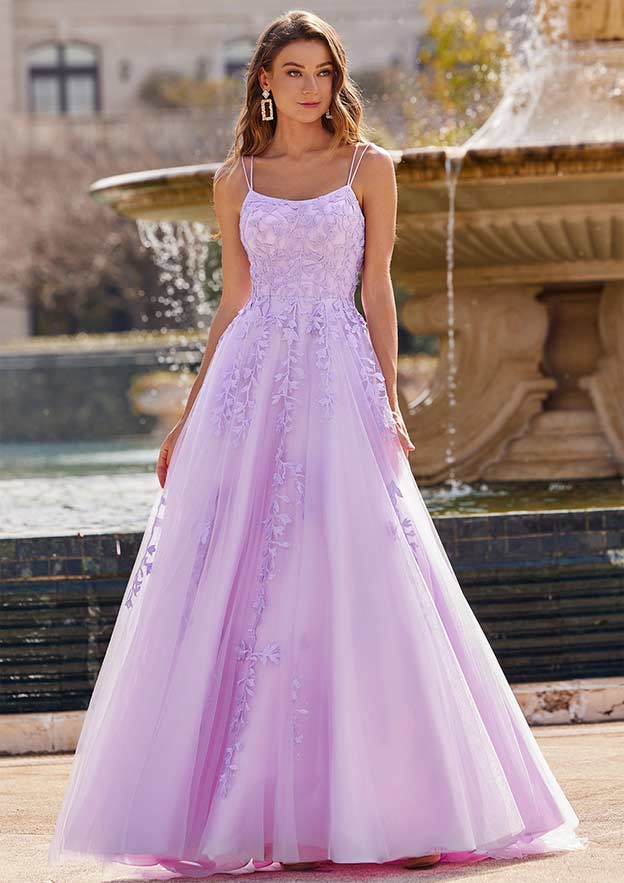 princess cut a line dress Stacees Ball Gown Prom Red Tulle Floral Leaf Lace Archived Made Active Best and Most Beautiful Color:Petal Blush Adjustable Bra Straps Has