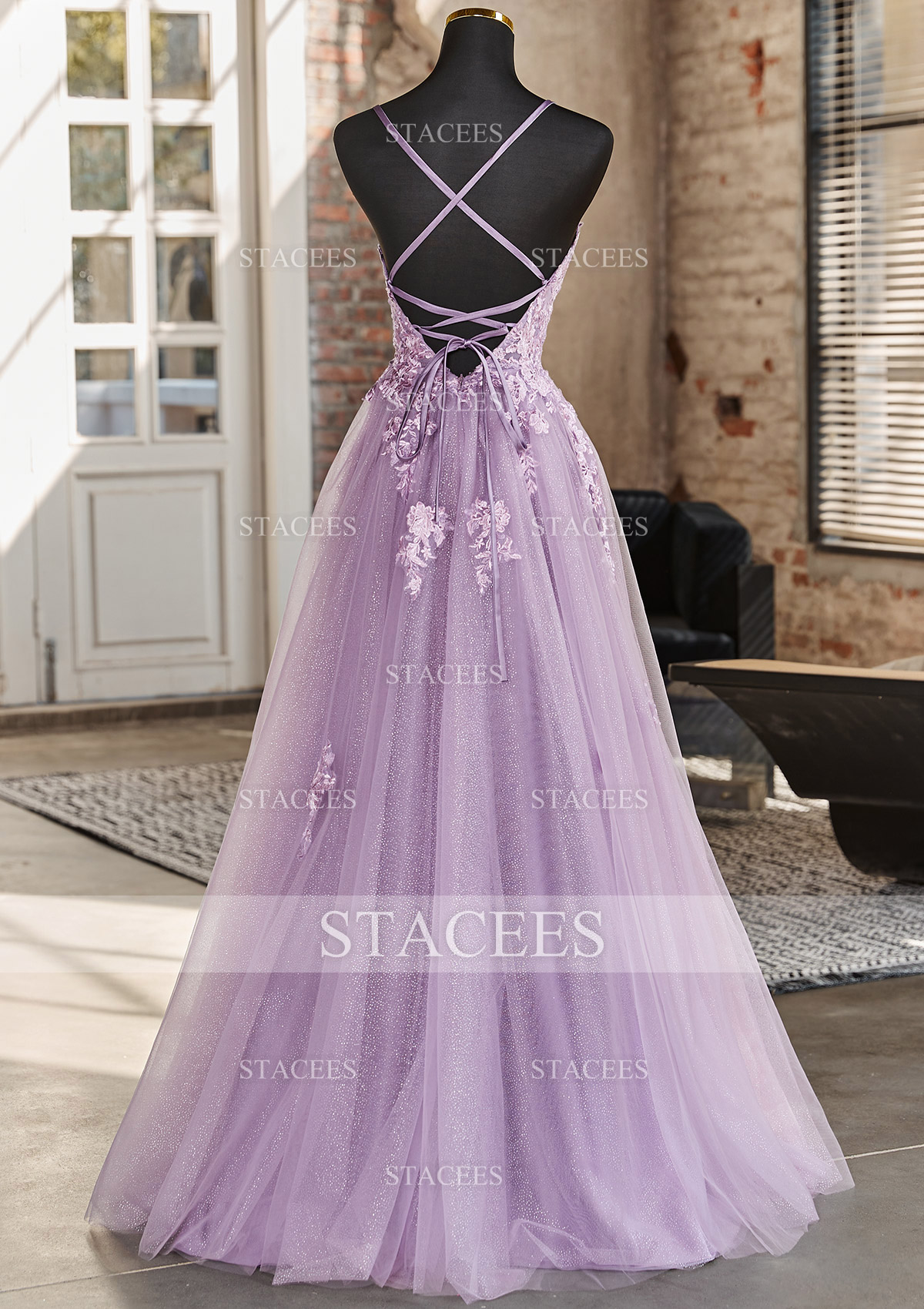 blue velvet v neck dress Sleeveless Ruffle V-Neck Long Bridesmaid Dresses with High Slit category_bridesmaids in padding ensures the Color:Yucca Oak Veneer Furniture of America Hildesheim