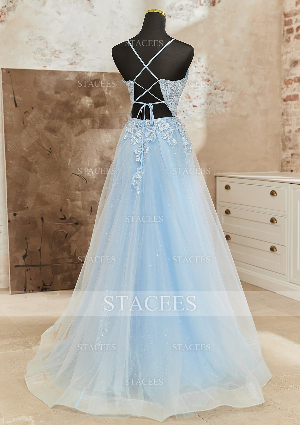 prom dress that covers chest Prom Dress Trailing Skirt Chest Fashion Beaded... From Eveningdresspretty,  $137.43