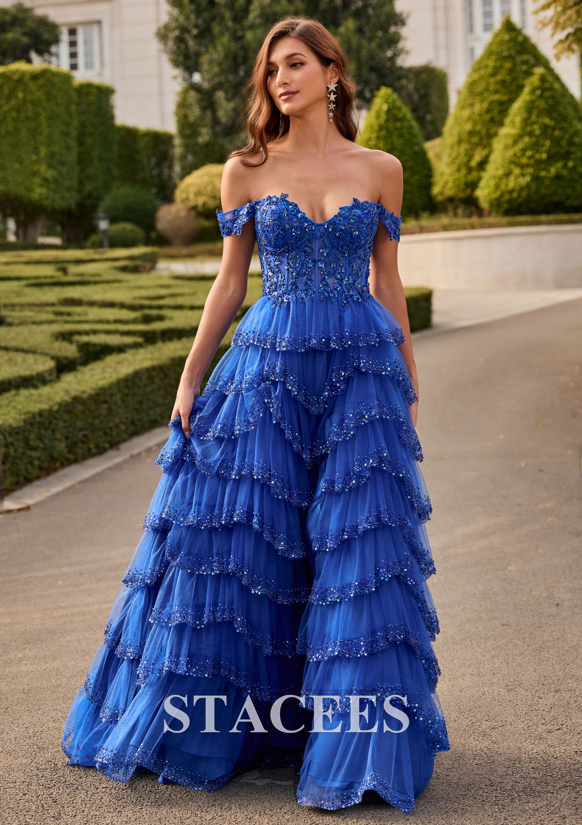 rhinestone applique prom dress Sparkly Rhinestone Applique Spaghetti Strap Fashion Prom Dresses, CP0847 Custom Size(leaving a note) / Custom Color(leaving a note)