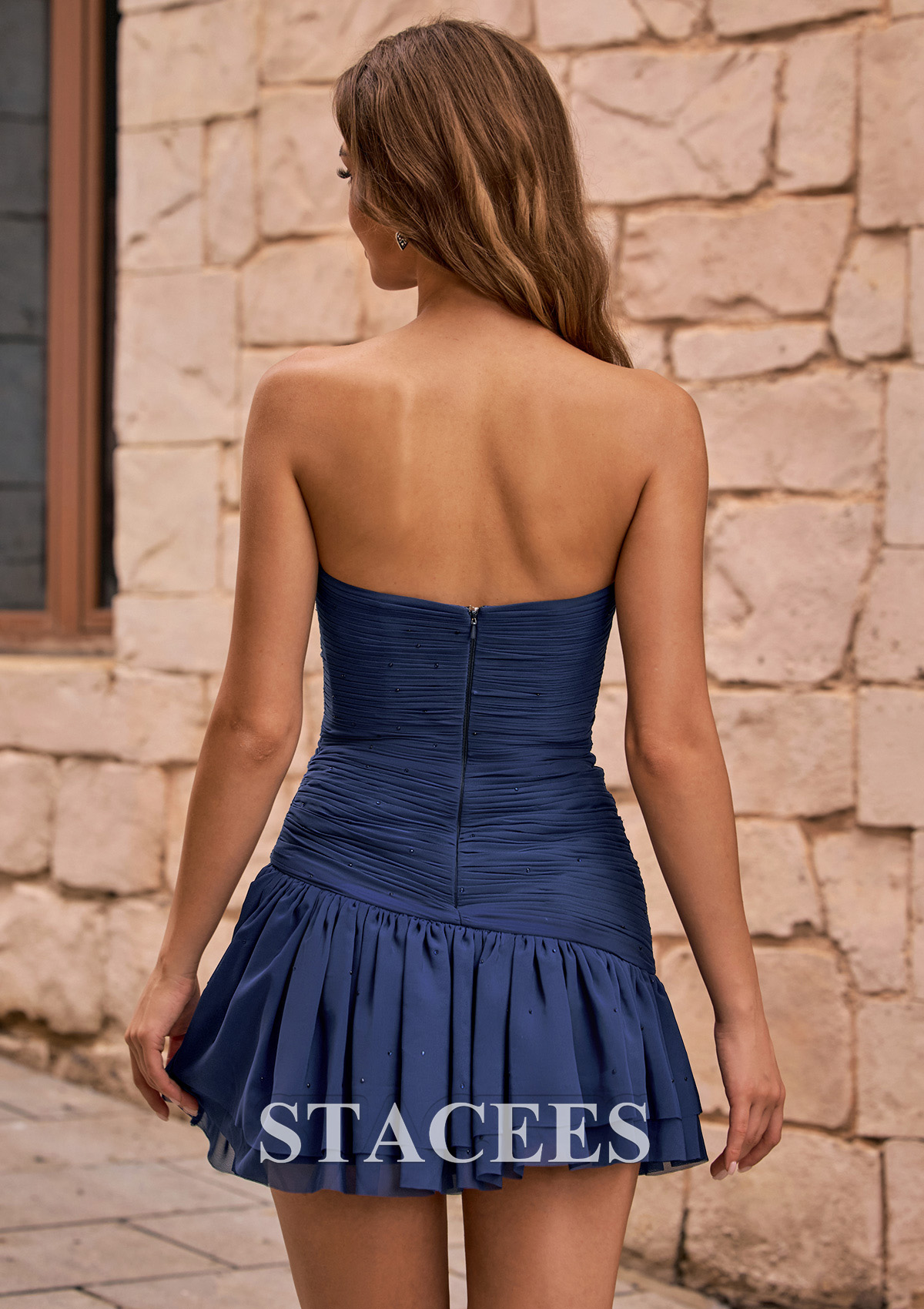 drop waist homecoming dress Ava Presley Brocade Bow Drop Waist Homecoming Dress 42463