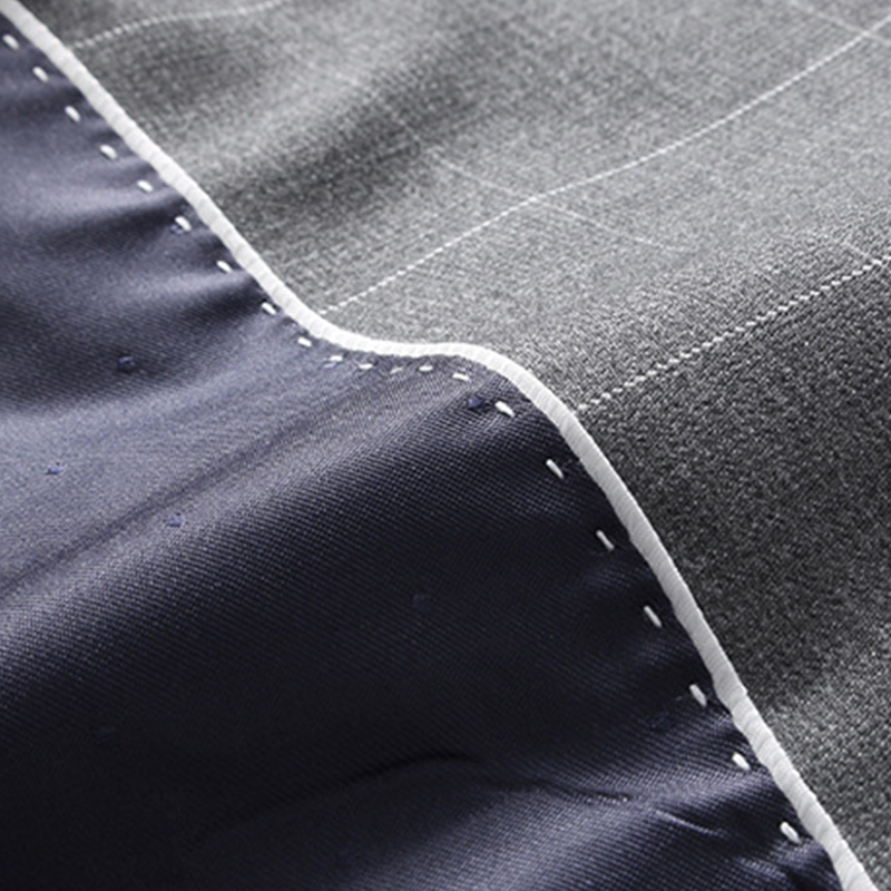 Steel Grey Peak Lapel Double-breasted 3 Piece Men's Wedding Suit  - STACEES