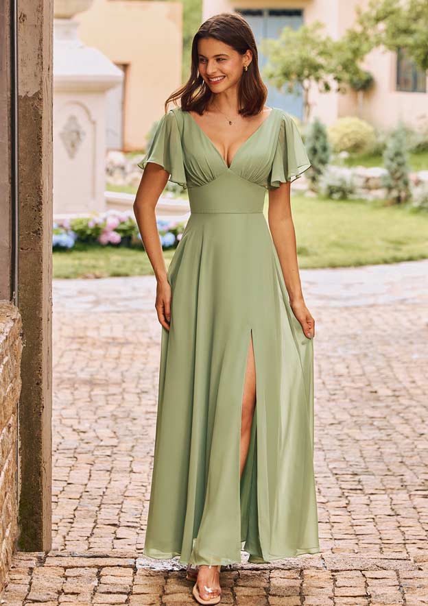 bridesmaid dresses cobh Sheath/Column Copper Velvet Long Bridesmaid Dresses, BN1091