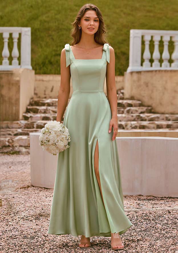satin corset bridesmaid dress Ladivine 7483