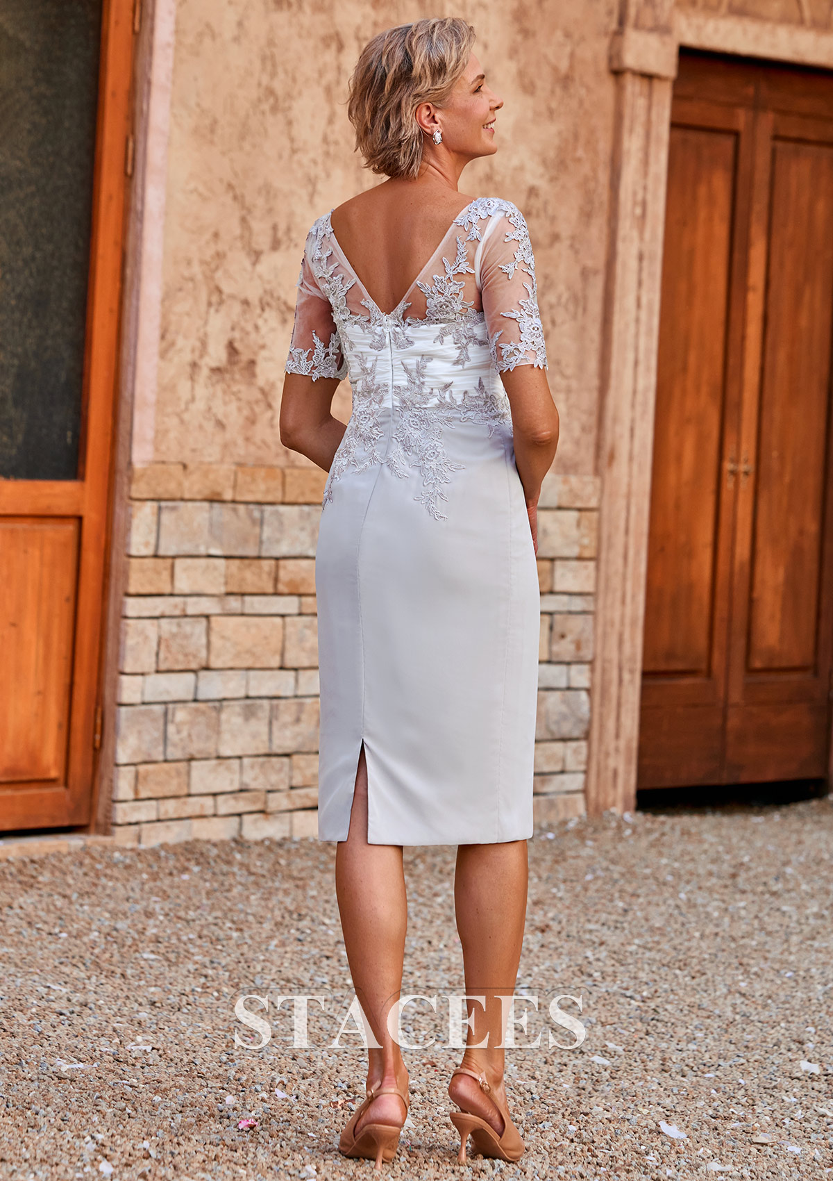 bolero cocktail dress Soulmates Tea Length Dress Bolero Jacket Set