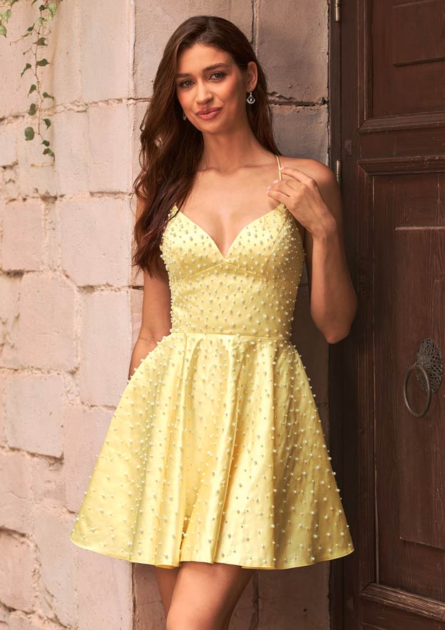 cute yellow homecoming dresses | Short, & Trendy Hoco Dresses color:Royal Blue Edit:BRIDAL New Pure Handmade Genuine Short prom line Mini stretch crepe