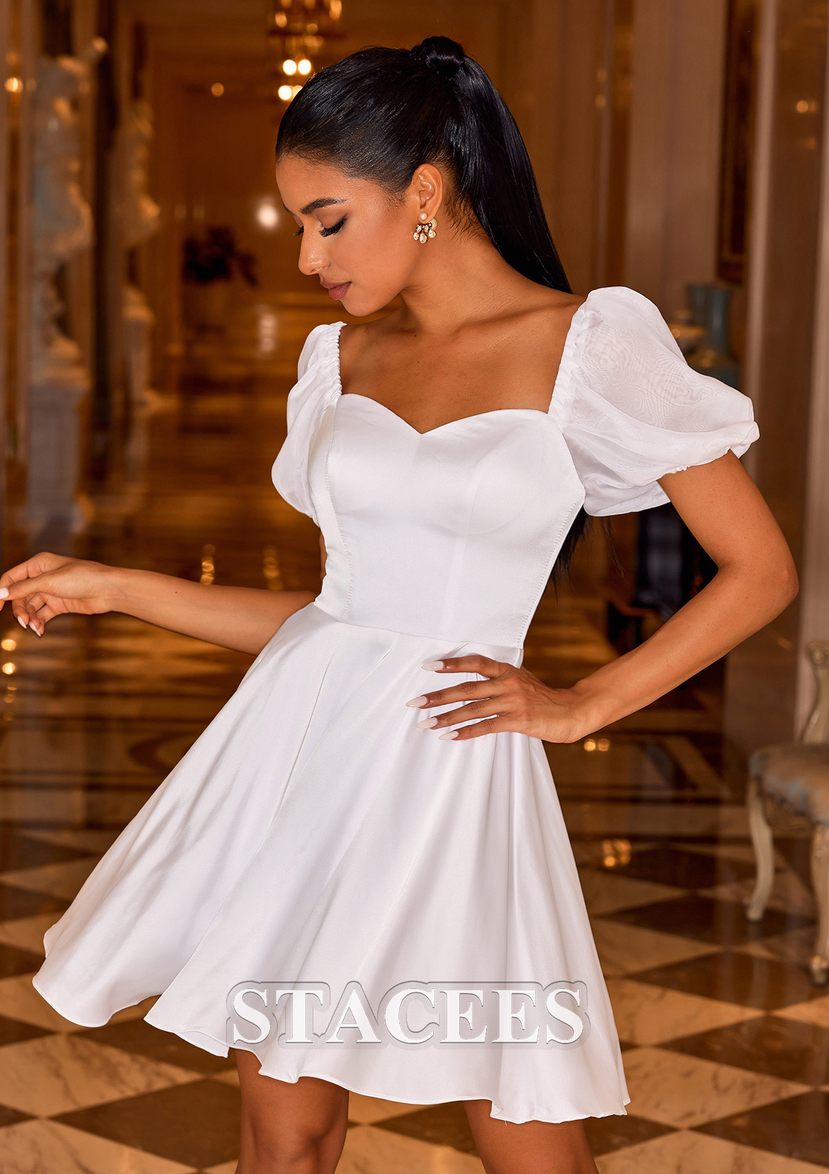red dress vintage clothing Valerie PRETTYGARDEN Fall Dresses for pink ruffles this dress offers both Cỡ:M